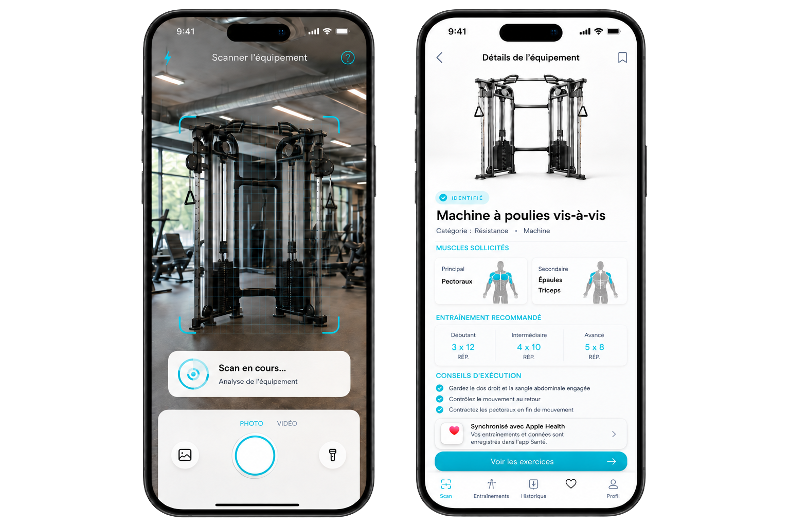 French App Screen